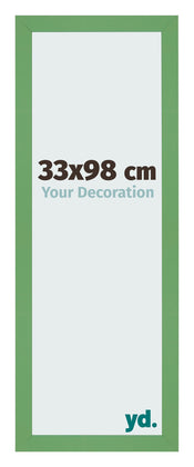 Fotolijst 33x98 cm Groen MDF Bologna Voorzijde Maat | Yourdecoration.nl