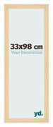 Fotolijst 33x98cm Beuken Decor MDF Bologna Voorzijde Maat | Yourdecoration.nl