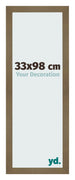 Fotolijst 33x98cm Brons Decor MDF Bologna Voorzijde Maat | Yourdecoration.nl