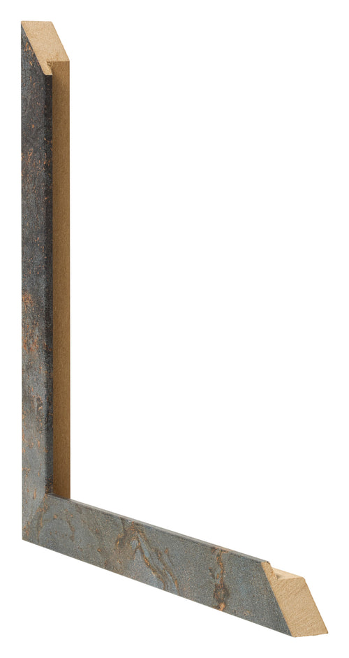 Fotolijst 33x98cm Geoxideerd Metaal MDF Bologna Detail Doorsnede | Yourdecoration.nl