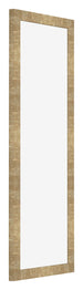 Fotolijst 33x98cm Goud Antiek MDF Bologna Voorzijde Schuin | Yourdecoration.nl