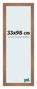 Fotolijst 33x98cm Koper Decor MDF Bologna Voorzijde Maat | Yourdecoration.nl