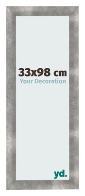 Fotolijst 33x98cm Metaal Vintage MDF Pisa Voorzijde Maat | Yourdecoration.nl