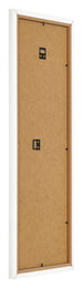Fotolijst 33x98cm Wit Hoogglans MDF Bologna Achterzijde Schuin | Yourdecoration.nl