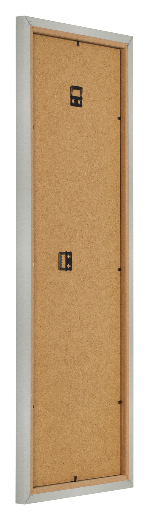 Fotolijst 33x98cm Zilver Mat MDF Bologna Achterzijde Schuin | Yourdecoration.nl