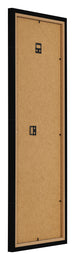 Fotolijst 33x98cm Zwart Hoogglans MDF Bologna Achterzijde Schuin | Yourdecoration.nl