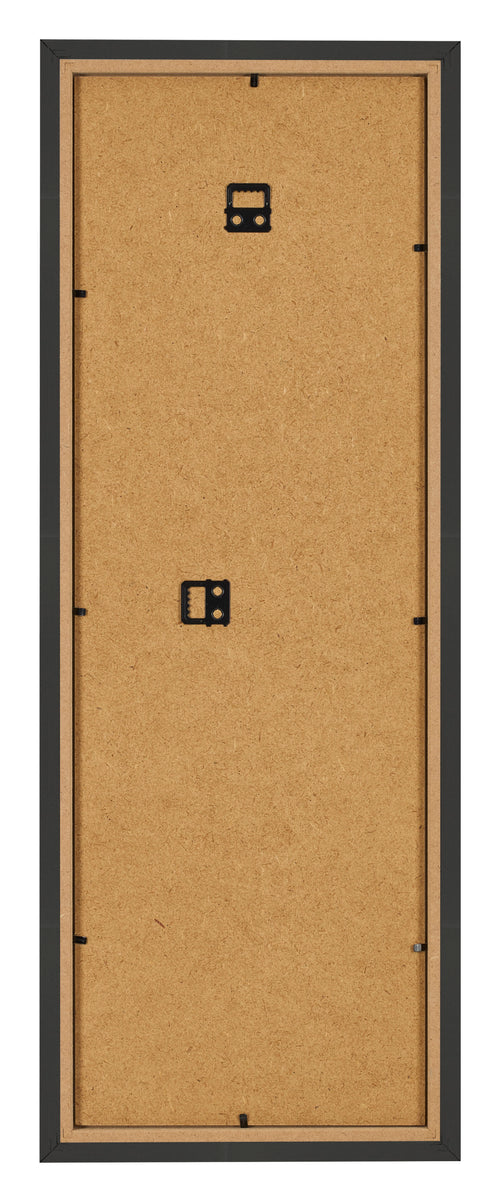 Fotolijst 33x98cm Zwart Houtnerf MDF Bologna Achterzijde | Yourdecoration.nl