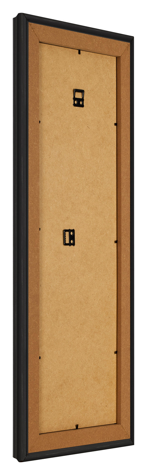 Fotolijst 33x98cm Zwart Houtnerf MDF Lazio Achterzijde Schuin | Yourdecoration.nl