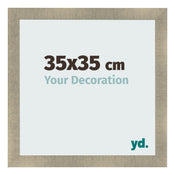 Fotolijst 35x35cm Goud Antiek MDF Pisa Voorzijde Maat | Yourdecoration.nl