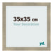 Fotolijst 35x35cm Goud Antiek MDF Pisa Voorzijde Maat | Yourdecoration.nl