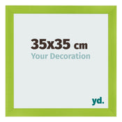 Fotolijst 35x35cm Groen MDF Pisa Voorzijde Maat | Yourdecoration.nl