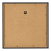 Fotolijst 35x35cm Zwart Houtnerf MDF Bologna Achterzijde | Yourdecoration.nl