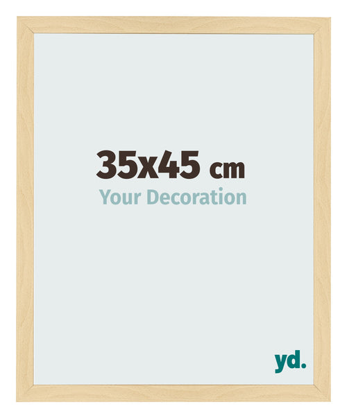 Fotolijst 35x45cm Beuken Decor MDF Bologna Voorzijde Maat | Yourdecoration.nl