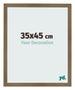 Fotolijst 35x45cm Brons Decor MDF Bologna Voorzijde Maat | Yourdecoration.nl