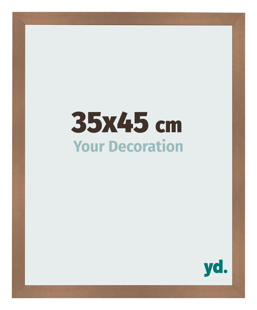 Fotolijst 35x45cm Koper Decor MDF Bologna Voorzijde Maat | Yourdecoration.nl