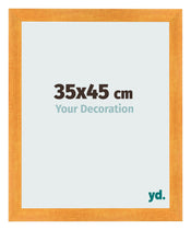 Fotolijst 35x45cm Oranje MDF Pisa Voorzijde Maat | Yourdecoration.nl