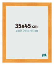 Fotolijst 35x45cm Oranje MDF Pisa Voorzijde Maat | Yourdecoration.nl