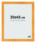 Fotolijst 35x45cm Oranje MDF Pisa Voorzijde Maat | Yourdecoration.nl