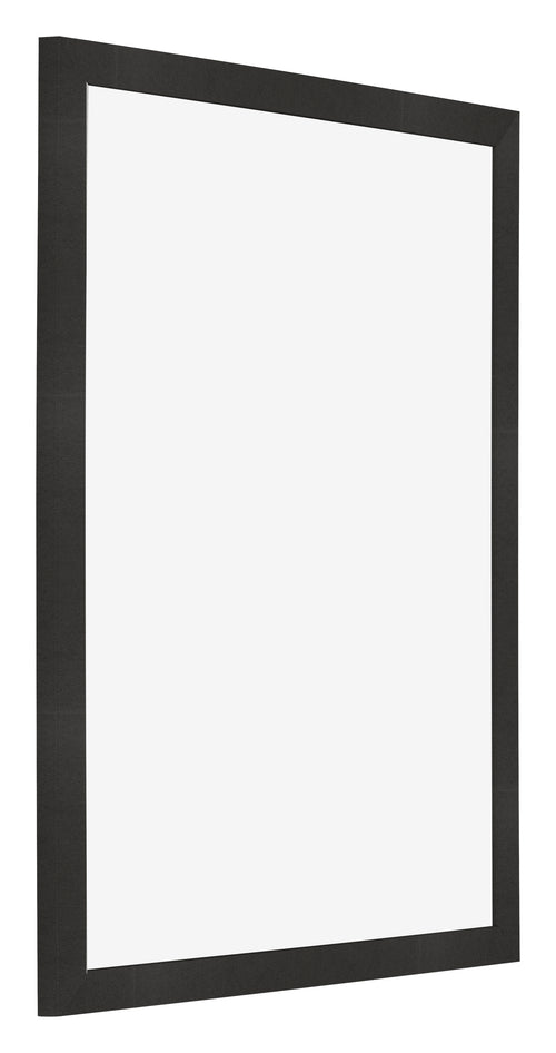 Fotolijst 35x45cm Zwart Mat MDF Bologna Voorzijde Schuin | Yourdecoration.nl