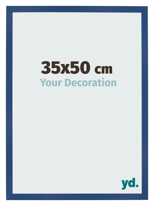 Fotolijst 35x50 cm Donkerblauw MDF Bologna Voorzijde Maat | Yourdecoration.nl