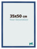 Fotolijst 35x50 cm Donkerblauw MDF Bologna Voorzijde Maat | Yourdecoration.nl