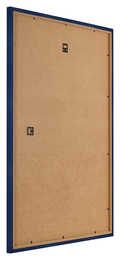 Fotolijst 35x50cm Donkerblauw Geveegd MDF Bologna Achterzijde Schuin | Yourdecoration.nl