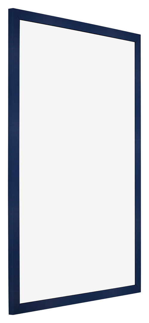 Fotolijst 35x50cm Donkerblauw Geveegd MDF Bologna Voorzijde Schuin | Yourdecoration.nl