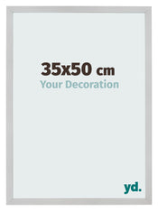 Fotolijst 35x50cm Edelstaal MDF Bologna Voorzijde Maat | Yourdecoration.nl