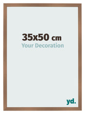 Fotolijst 35x50cm Koper Decor MDF Bologna Voorzijde Maat | Yourdecoration.nl
