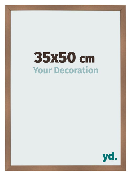 Fotolijst 35x50cm Koper Decor MDF Bologna Voorzijde Maat | Yourdecoration.nl