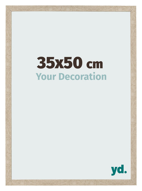 Fotolijst 35x50cm Sonoma Eiken MDF Bologna Voorzijde Maat | Yourdecoration.nl