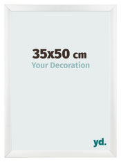 Fotolijst 35x50cm Wit Hoogglans MDF Pisa Voorzijde Maat | Yourdecoration.nl