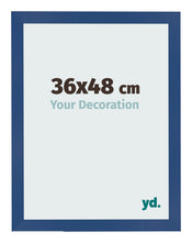 Fotolijst 36x48 cm Donkerblauw MDF Bologna Voorzijde Maat | Yourdecoration.nl
