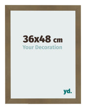 Fotolijst 36x48cm Brons Decor MDF Bologna Voorzijde Maat | Yourdecoration.nl