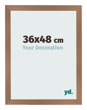 Fotolijst 36x48cm Koper Decor MDF Bologna Voorzijde Maat | Yourdecoration.nl