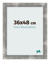 Fotolijst 36x48cm Metaal Vintage MDF Pisa Voorzijde Maat | Yourdecoration.nl