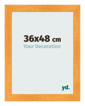 Fotolijst 36x48cm Oranje MDF Pisa Voorzijde Maat | Yourdecoration.nl