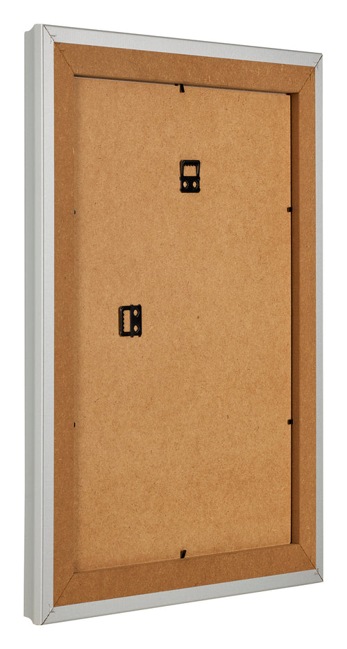 Fotolijst 36x48cm Zilver Mat MDF Lazio Achterzijde Schuin | Yourdecoration.nl
