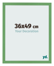 Fotolijst 36x49 cm Groen MDF Bologna Voorzijde Maat | Yourdecoration.nl