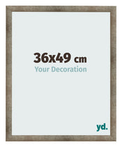 Fotolijst 36x49 cm Metaal Vintage MDF Bologna Voorzijde Maat | Yourdecoration.nl