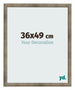 Fotolijst 36x49 cm Metaal Vintage MDF Bologna Voorzijde Maat | Yourdecoration.nl