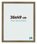 Fotolijst 36x49cm Brons Decor MDF Bologna Voorzijde Maat | Yourdecoration.nl