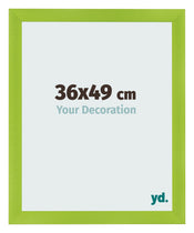 Fotolijst 36x49cm Groen MDF Pisa Voorzijde Maat | Yourdecoration.nl