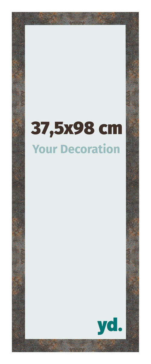 Fotolijst 37 5x98 cm Geoxideerd Metaal MDF Bologna Voorzijde Maat | Yourdecoration.nl