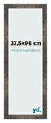 Fotolijst 37 5x98 cm Geoxideerd Metaal MDF Bologna Voorzijde Maat | Yourdecoration.nl