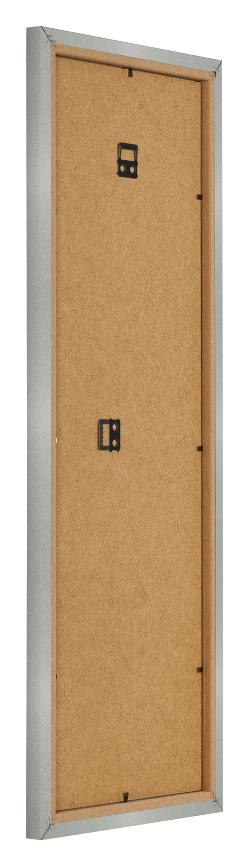 Fotolijst 37 5x98cm Aluminium Geborsteld MDF Bologna Achterzijde Schuin | Yourdecoration.nl
