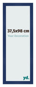 Fotolijst 37 5x98cm Donkerblauw Geveegd MDF Bologna Voorzijde Maat | Yourdecoration.nl