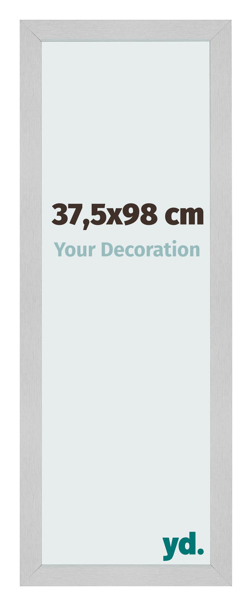 Fotolijst 37 5x98cm Edelstaal MDF Bologna Voorzijde Maat | Yourdecoration.nl