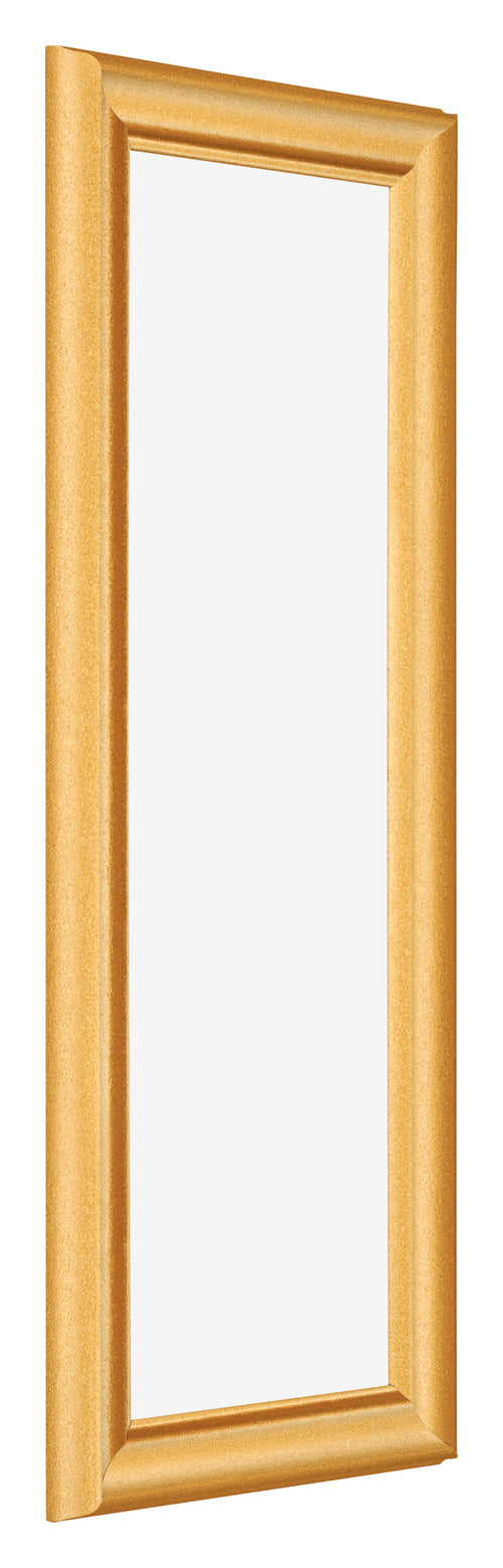 Fotolijst 37 5x98cm Goud Mat MDF Lazio Voorzijde Schuin | Yourdecoration.nl