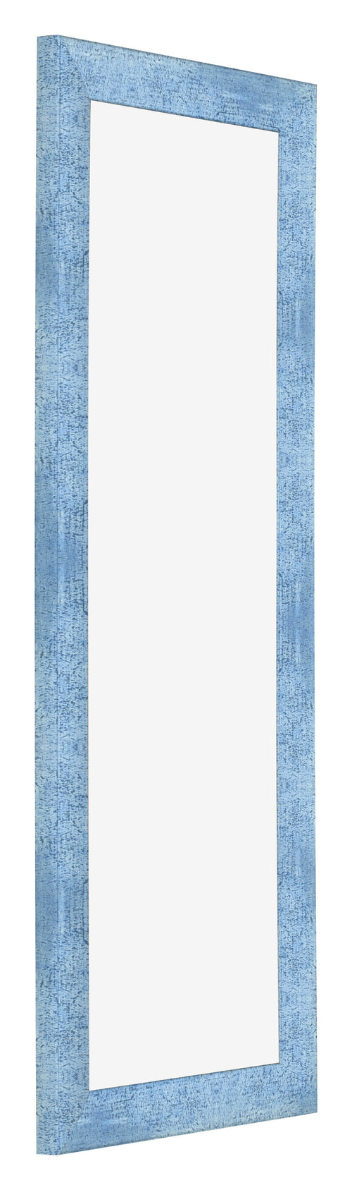 Fotolijst 37 5x98cm Helder Blauw Geveegd MDF Pisa Voorzijde Schuin | Yourdecoration.nl
